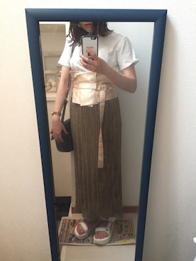 「ドラフトアダムエロペ」｜miniraさん（レディース・150cm）の夏コーディネート