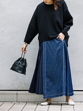 「MARECHAL TERRE（マルシャルテル）のアイテム」を使った、MARECHAL TERREさん（レディース・163cm）の冬コーディネート