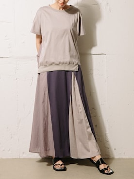 「MARECHAL TERRE（マルシャルテル）のアイテム」を使った、MARECHAL TERREさん（レディース・162cm）の春コーディネート