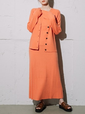 「ニットアップ」｜MARECHAL TERREさん（レディース・163cm）の冬コーディネート