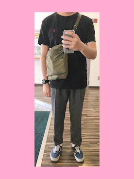 「Benrus（ベンラス）のアイテム」を使った、ルイさん（メンズ・169cm）の春コーディネート