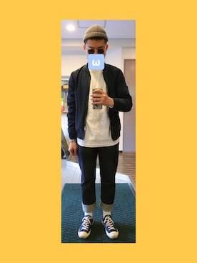 「DOEK（ドゥック）のアイテム」を使った、ルイさん（メンズ・169cm）の秋コーディネート
