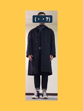 「DOEK（ドゥック）のアイテム」を使った、ルイさん（メンズ・169cm）の冬コーディネート