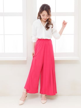 「夢展望（ユメテンボウ）のアイテム」を使った、夢展望（YUMETENBO)さん（レディース・163cm）の春コーディネート