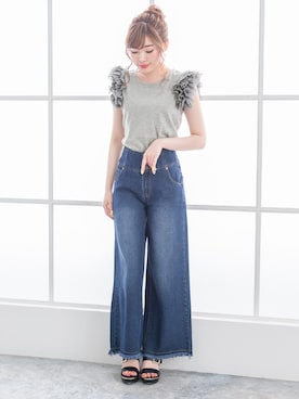 「夢展望（ユメテンボウ）のアイテム」を使った、夢展望（YUMETENBO)さん（レディース・163cm）の夏コーディネート