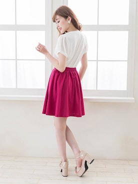 「夢展望（ユメテンボウ）のアイテム」を使った、夢展望（YUMETENBO)さん（レディース・163cm）の夏コーディネート