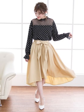 「夢展望（ユメテンボウ）のアイテム」を使った、夢展望（YUMETENBO)さん（レディース・163cm）の冬コーディネート
