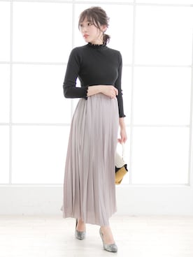 「Newlyme（ニューリーミー）のアイテム」を使った、夢展望（YUMETENBO)さん（レディース・163cm）の冬コーディネート