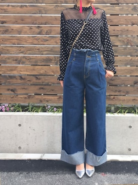 「夢展望（ユメテンボウ）のアイテム」を使った、夢展望（YUMETENBO)さん（レディース・163cm）の冬コーディネート