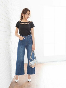 「夢展望（ユメテンボウ）のアイテム」を使った、夢展望（YUMETENBO)さん（レディース・163cm）の春コーディネート