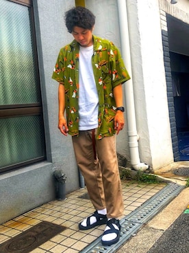 87kenさん（メンズ・173cm）の夏コーディネート