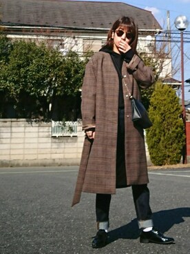 m@yaさん（レディース・159cm）の冬コーディネート