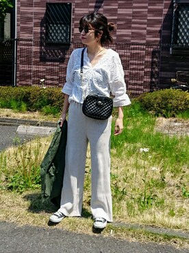 「CONVERSE（コンバース）のconverse（コンバース） ALL STAR OX（オールスターOX）（スニーカー）」を使った、m@yaさん（レディース・159cm）の春コーディネート