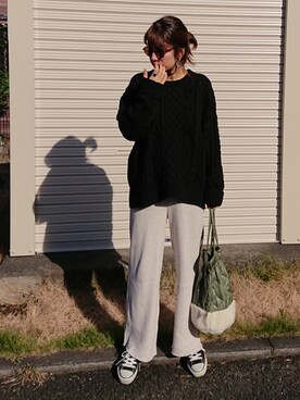 「シンプルおしゃれが好き」｜m@yaさん（レディース・159cm）の秋コーディネート