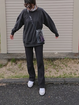 「CONVERSE（コンバース）のCONVERSE ALL STAR　ハイカットスニーカー（スニーカー）」を使った、m@yaさん（レディース・159cm）の春コーディネート