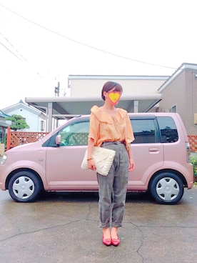 「SKY（スカイ）のアイテム」を使った、TOTOTOさん（レディース・155cm）の秋コーディネート