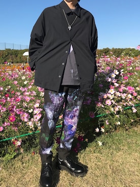 「LAD MUSICIAN（ラッドミュージシャン）のアイテム（ナイロンジャケット）」を使った、takepiさん（メンズ・163cm）の秋コーディネート