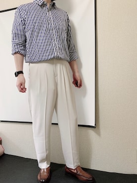 「texcy luxe（テクシーリュクス）のアイテム」を使った、kaleidoさん（メンズ・175cm）の夏コーディネート