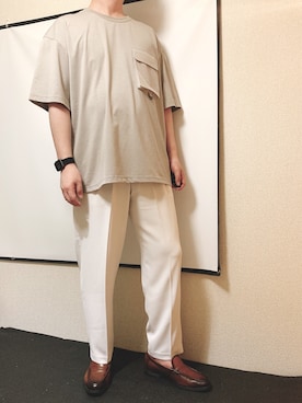 「texcy luxe（テクシーリュクス）のアイテム」を使った、kaleidoさん（メンズ・175cm）の夏コーディネート