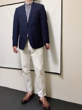 「texcy luxe（テクシーリュクス）のアイテム」を使った、kaleidoさん（メンズ・175cm）の夏コーディネート