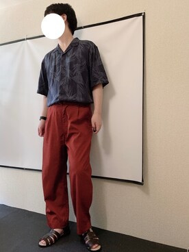 「アロハシャツ」｜kaleidoさん（メンズ・175cm）の夏コーディネート