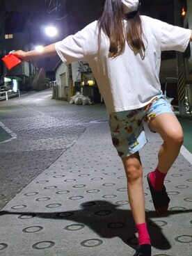 「COMME des GARCONS（コムデギャルソン）のアイテム（財布）」を使った、すーさん（レディース・162cm）の夏コーディネート
