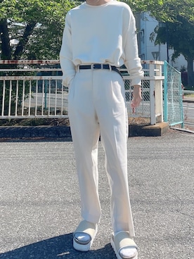 「SOMEDIFF（サムディフ）のアイテム」を使った、ゆうきくんさん（メンズ・163cm）の春コーディネート