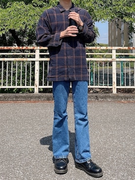 「UNIQLO（ユニクロ）の50色ソックス（消臭機能付き）（ソックス/靴下）」を使った、ゆうきくんさん（メンズ・163cm）の春コーディネート