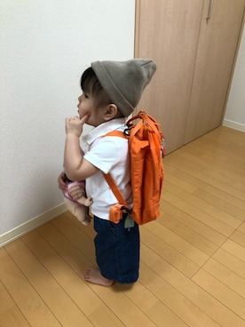 「アイテム（ポロシャツ）」を使った、ma-bouさん（キッズ・80cm）の秋コーディネート