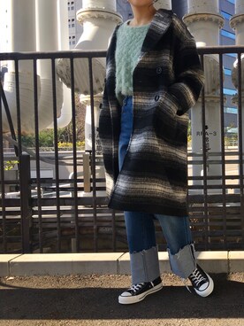 てらさんさん（レディース・157cm）の冬コーディネート