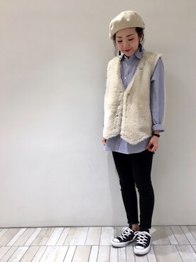 てらさんさん（レディース・157cm）の冬コーディネート