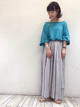 てらさんさん(レディース・157cm)の夏コーディネート