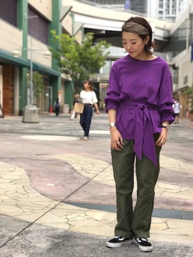 てらさんさん(レディース・157cm)の夏コーディネート