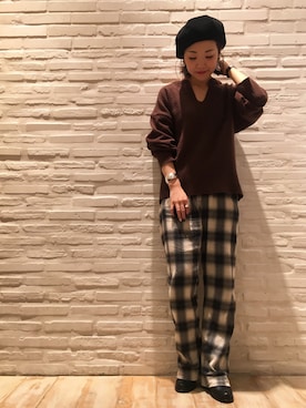 てらさんさん（レディース・157cm）の秋コーディネート