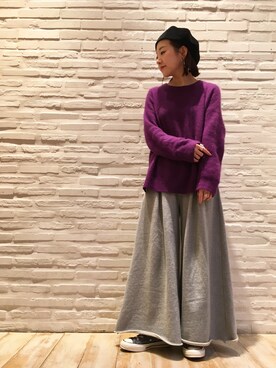 てらさんさん（レディース・157cm）の冬コーディネート