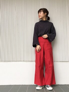 てらさんさん(レディース・157cm)の冬コーディネート