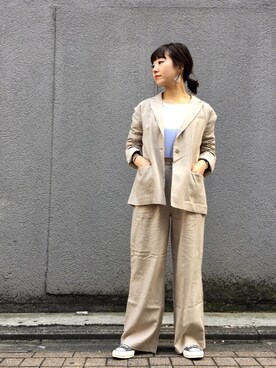 てらさんさん（レディース・157cm）の冬コーディネート