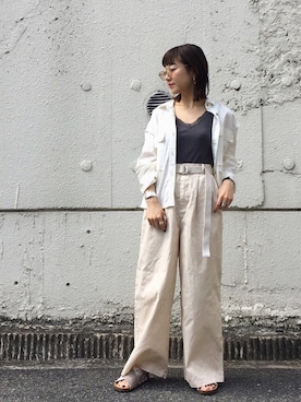 てらさんさん(レディース・157cm)の春コーディネート