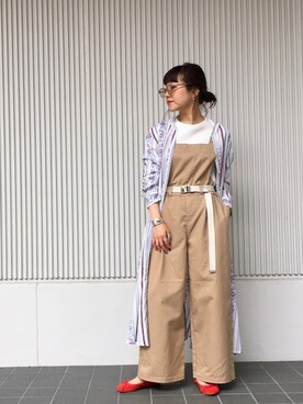 てらさんさん（レディース・157cm）の春コーディネート