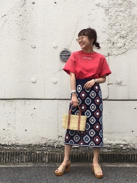 てらさんさん（レディース・157cm）の春コーディネート