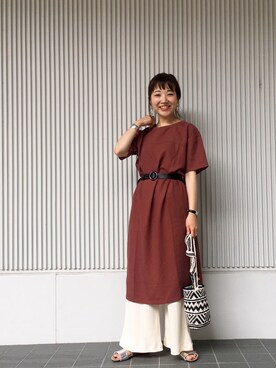 てらさんさん(レディース・157cm)の春コーディネート