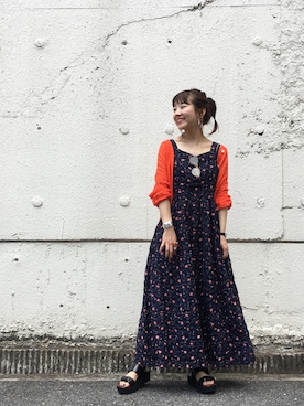 てらさんさん（レディース・157cm）の夏コーディネート