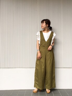 てらさんさん（レディース・157cm）の夏コーディネート