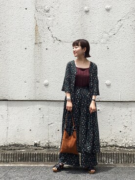 てらさんさん(レディース・157cm)の夏コーディネート
