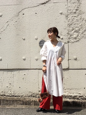 てらさんさん(レディース・157cm)の夏コーディネート