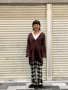 てらさんさん（レディース・157cm）の秋コーディネート