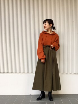 てらさんさん（レディース・157cm）の秋コーディネート