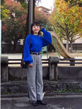 てらさんさん（レディース・157cm）の秋コーディネート