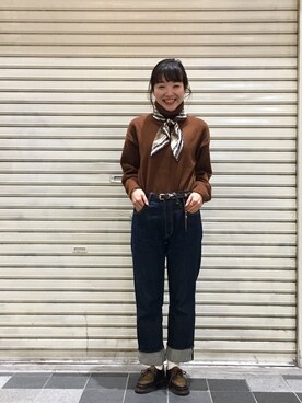 てらさんさん（レディース・157cm）の冬コーディネート