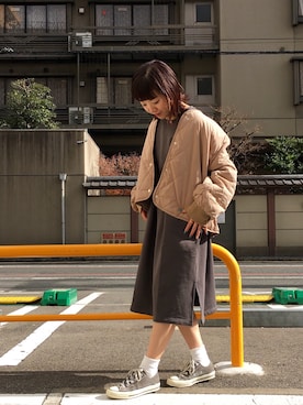 てらさんさん(レディース・157cm)の冬コーディネート